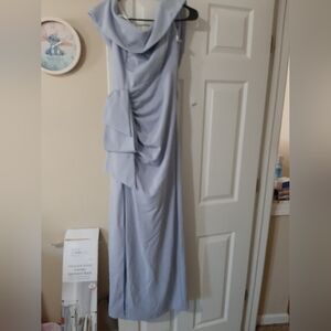 Formal Dress Size 8 Baby blue off shoulder